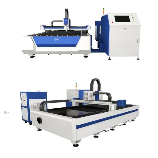 Metal Fiber Laser Cutting Machine CNC Of Single Platform Dual Drive