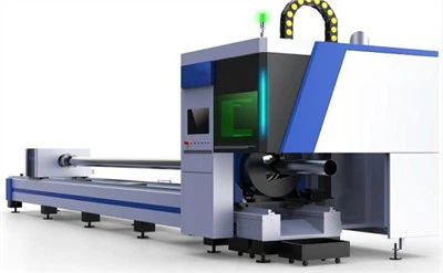 2 Chuck 1500w 2000w 3000w 4000w Logam Cnc Fiber Laser Cutter Harga Mesin Tabung Pipa Laser Cutting mesin Untuk Stainless Steel Aluminium